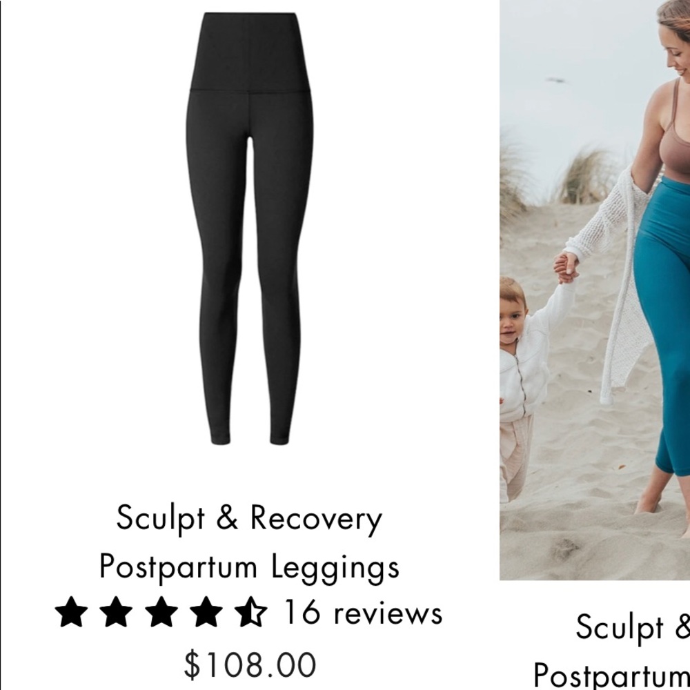 Baobei Postpartum Sculpt & Recovery Leggings